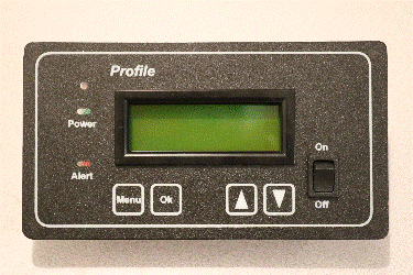 Photo of 7 inch Profile Legacy 8 tank monitor and display panel.