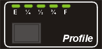 Profile Solo tank monitor and display for under-counter installation.