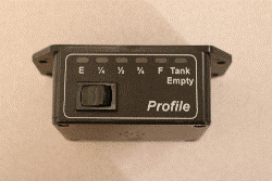 Profile Solo tank monitor and display for under-counter installation.